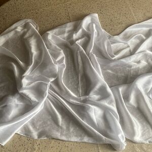 White long scarf new